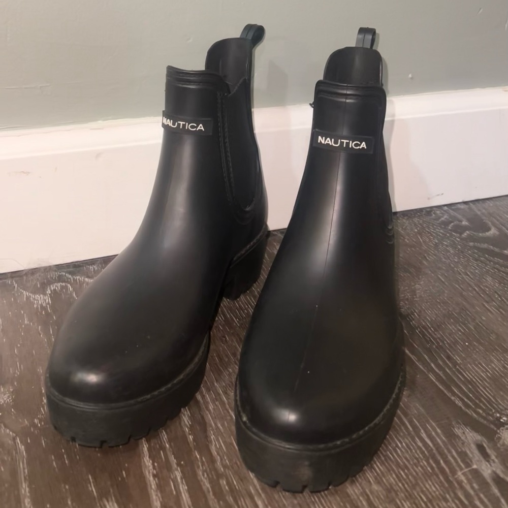 Women’s Nautica Black Rain Boots